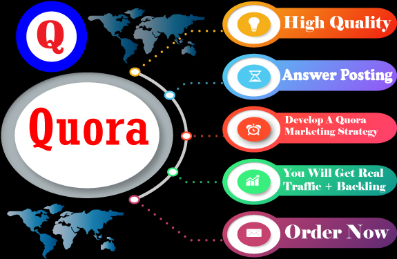 Guaranteed Promote your website 5 high quality Quora answer backlinks