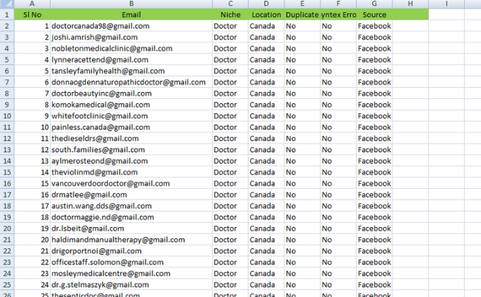 I will do excel data insertion, Gmail mails collection and listings