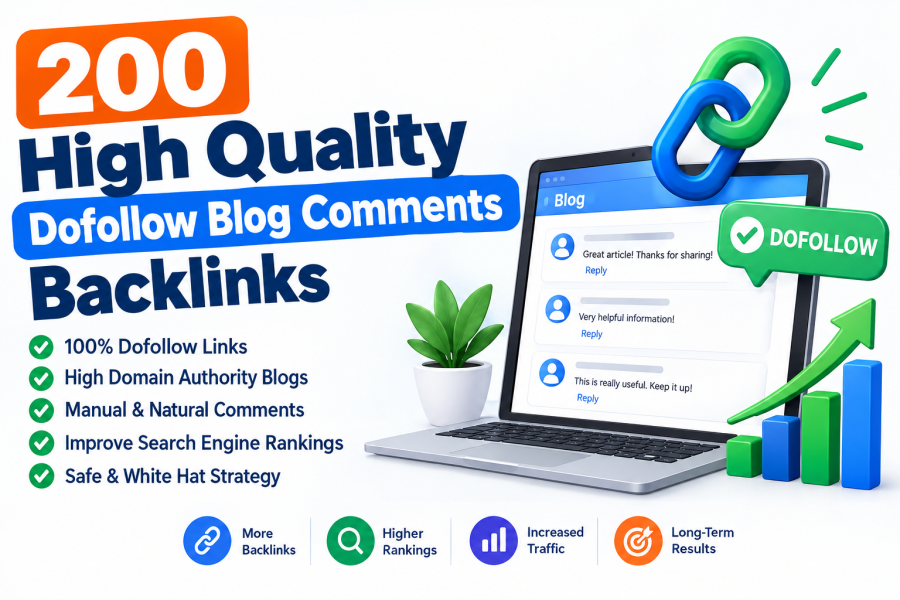I will provide 200 high quality dofollow blog comments
