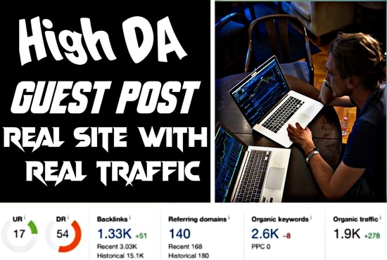 I Will Do High Da Guest Post On Quality Blog DR 54