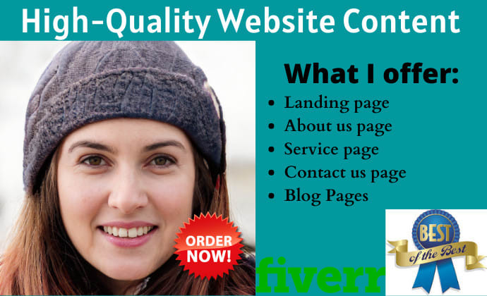 I will be your website content writer, SEO website content