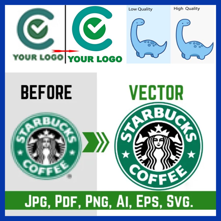 I can perfectly vector tracing, raster to vector, redraw logo or image