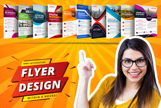 I will do a professional flyer design,event and business flyers