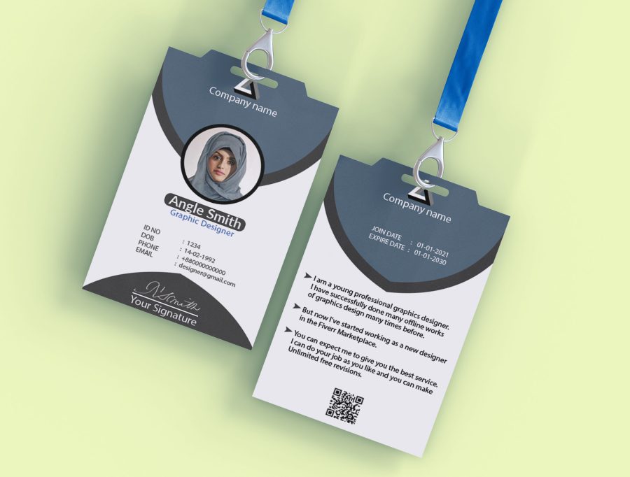 design professional id card Business card and edit any card