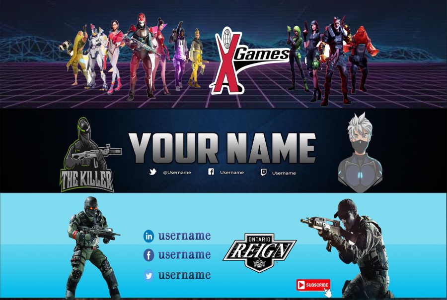 I will design professional any YouTube banner and gaming banner