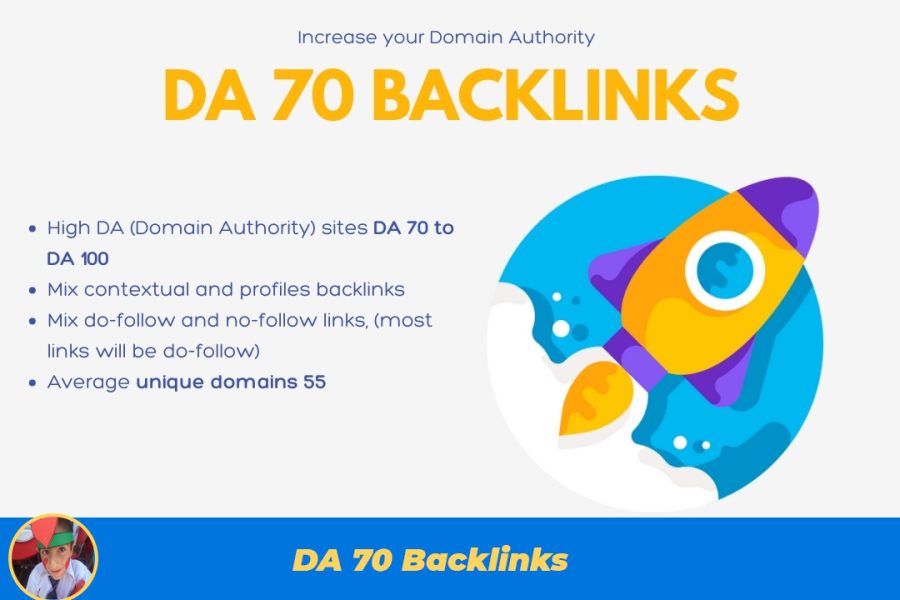 Do DA70+ (Domain Authority) PR9