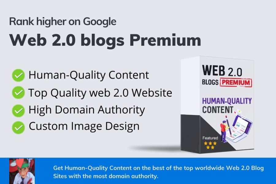 Web 2.0 blogs Premium (Human-Quality Content)
