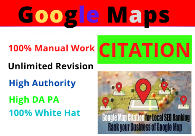 3000 Google Map Citation Manual Pointing for Local Business SEO 