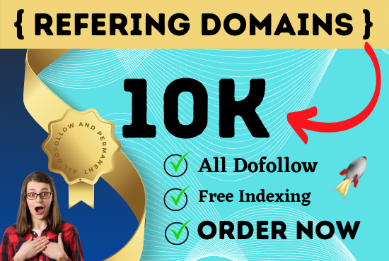 I will build referring domain 10k seo back links for top ranking