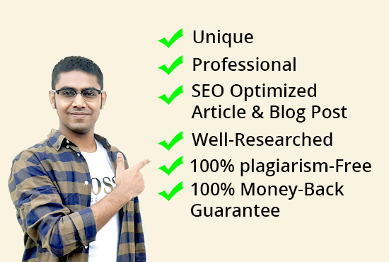 I will do SEO optimized Article & Blog Post writing in 24 hours