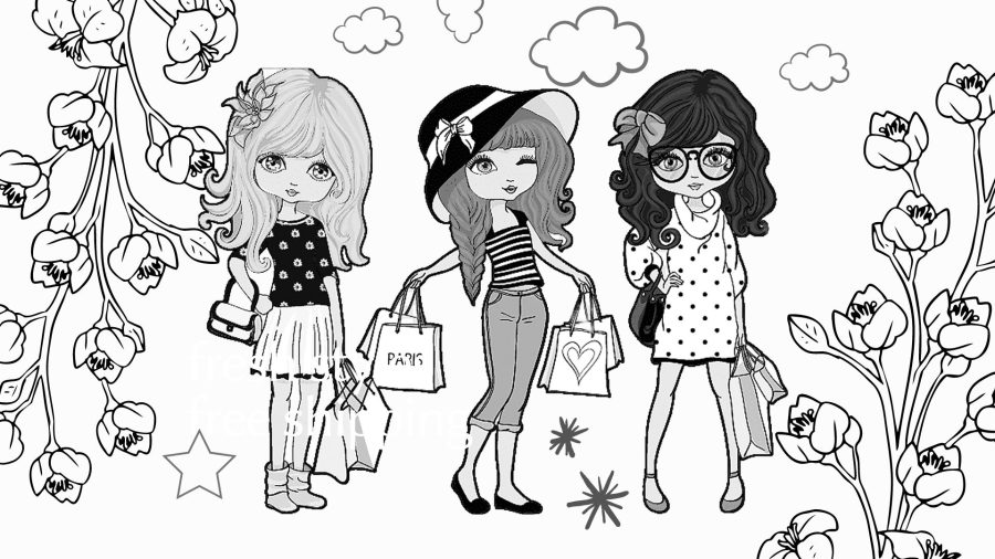 I will make Fashion Girl Coloring Pages For KDP Kindle Book