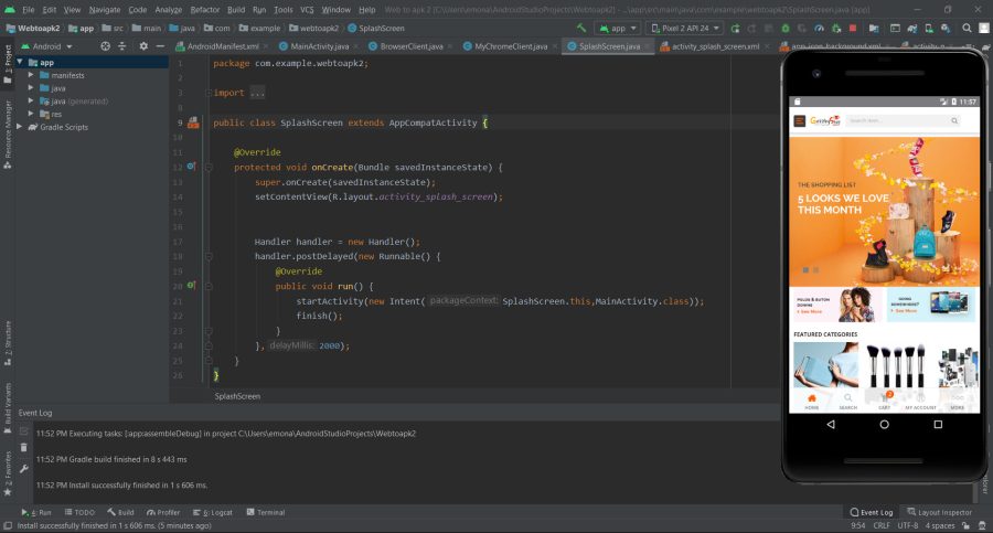 Convert your Website into An Android and IOS Application 