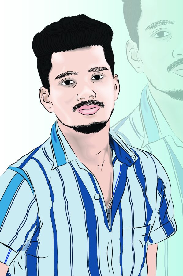 I will draw your photo into amazing portrait Vector art