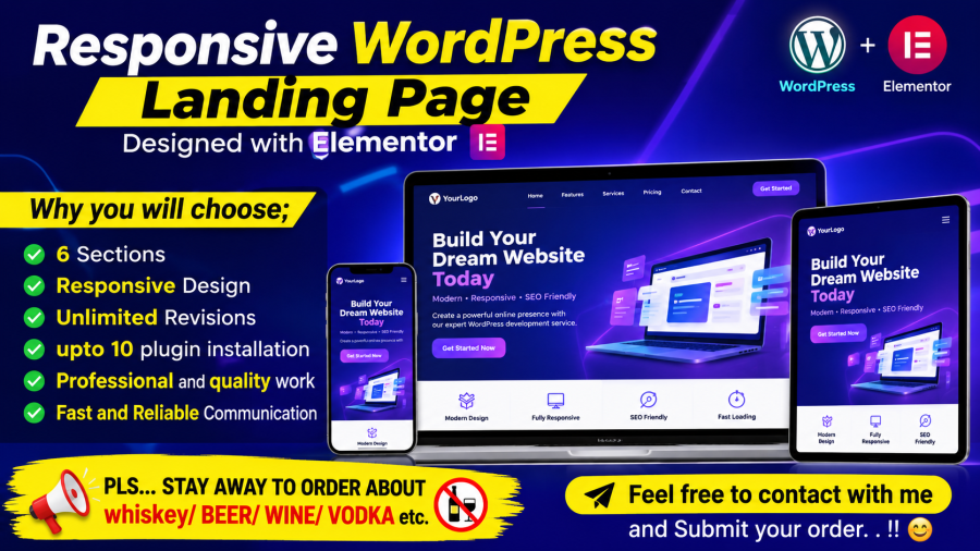 I will build responsive ecommerce wordpress website, woocommerce Store