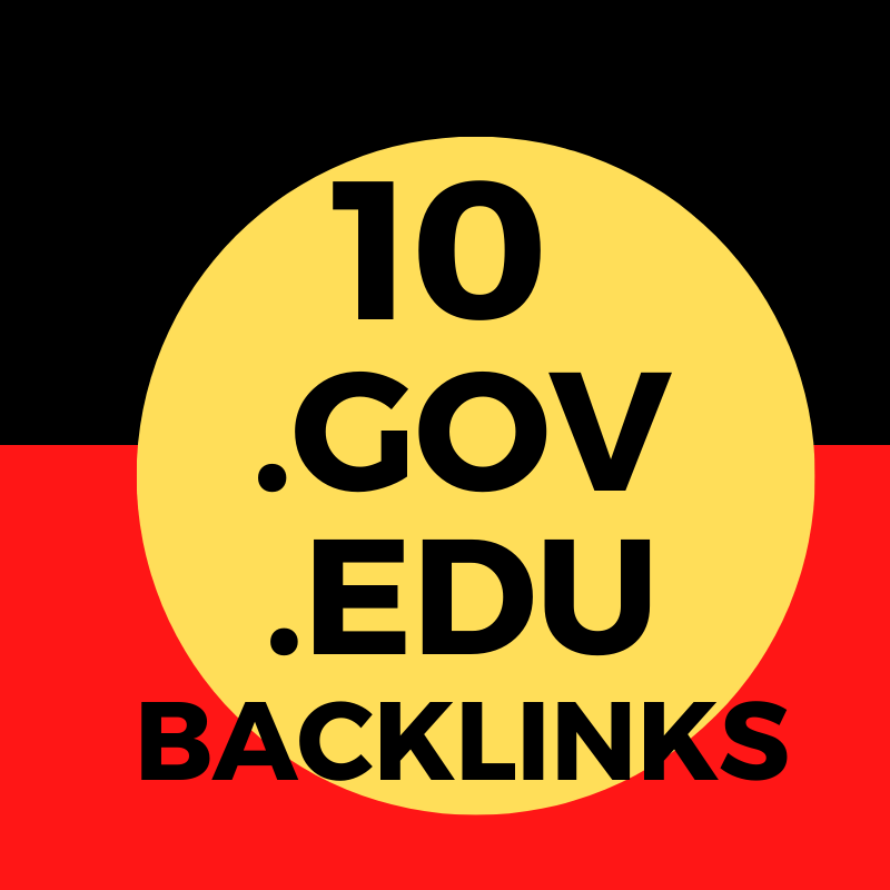 10 manually create high authority .gov.edu backlinks