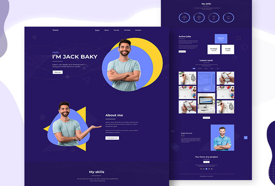 I will create personal portfolio, blog ,website using wordpress