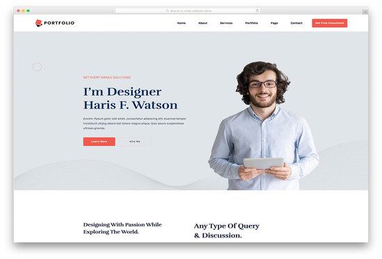 I will create personal portfolio, blog ,website using wordpress
