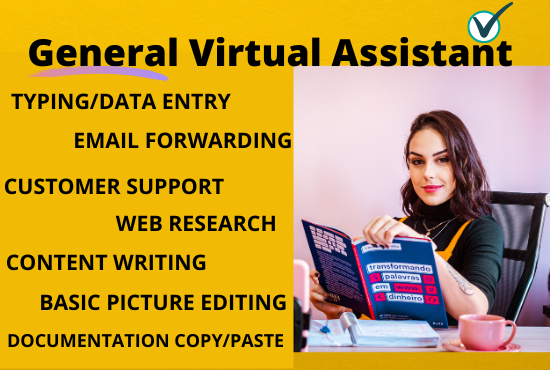 I will be your General Virtual Assistant For all Computer Related Tasks 