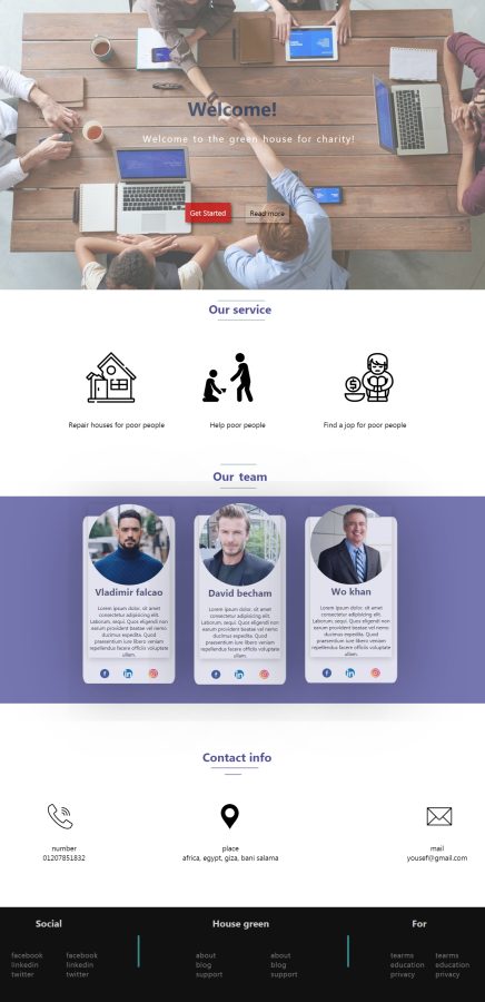 If you want developer landing page you are in right place 