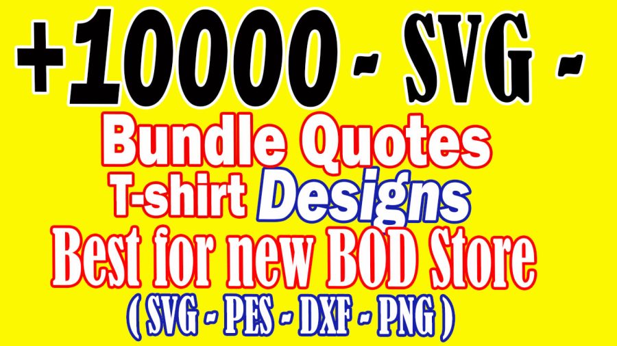 I will send 10k SVG quotes and motivation for your POD business