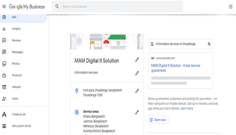 I will Setup google my business page and optimize