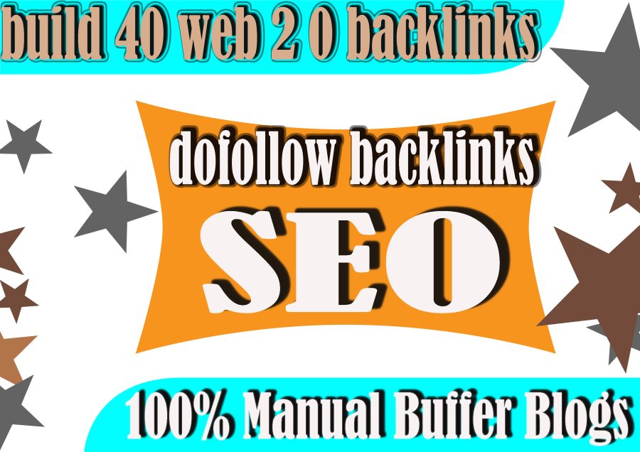 build 40 web 2.0 backlinks high authority for rank youe site