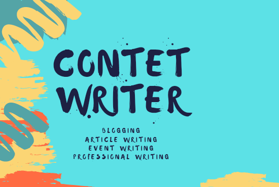 I will write SEO friendly content for blogs, websites and articles.
