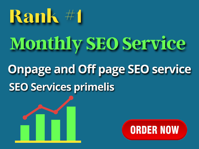 Monthly SEO Services | On page and Off page SEO Services | Google Top Ranking