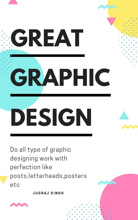 I am a graphic designer and do jobs like post making, logo making etc and satisfy my clients 
