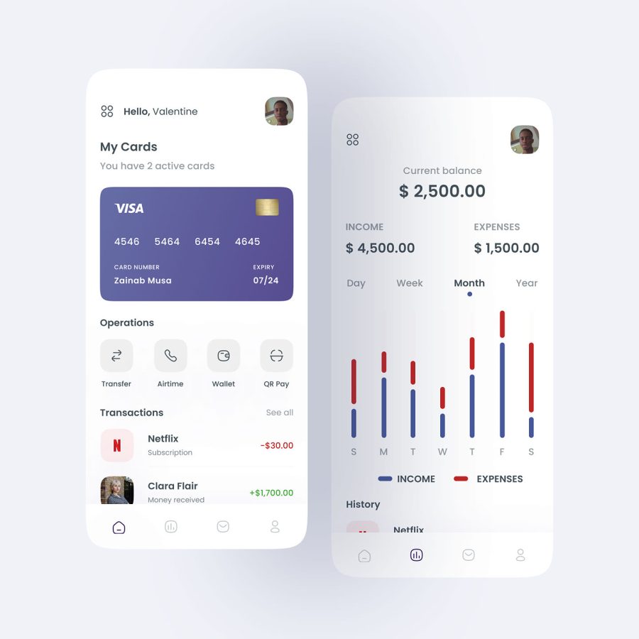 I will do minimal design for web and app