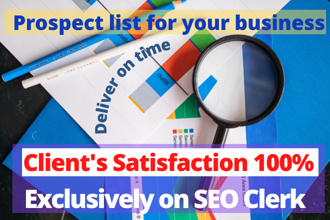 I will do b2b lead generation data entry for your business
