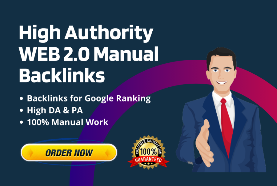 I will provide 30 high quality web 2.0 backlinks