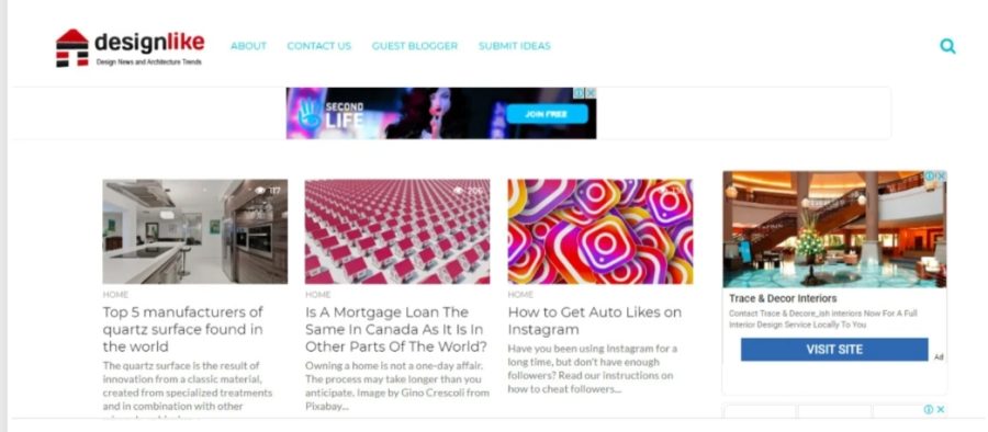 I will do guest post on residencestyle.com or thewowdecor.com or designlike.com