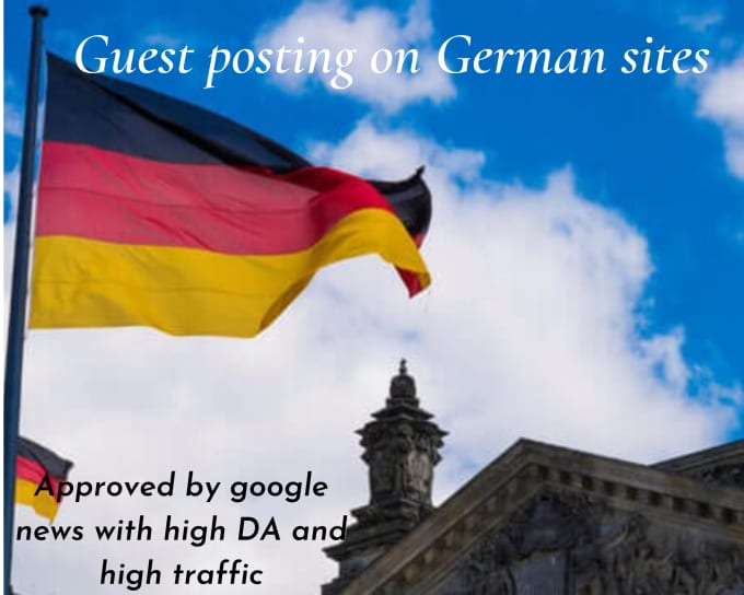 I will provide guest posting on German sites