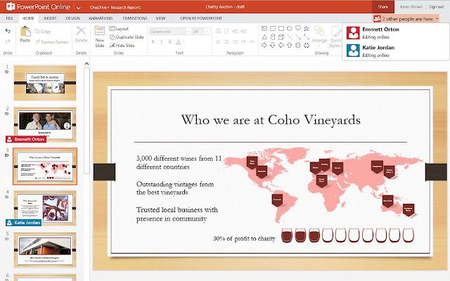 PowerPoint professionnel with illustrations 