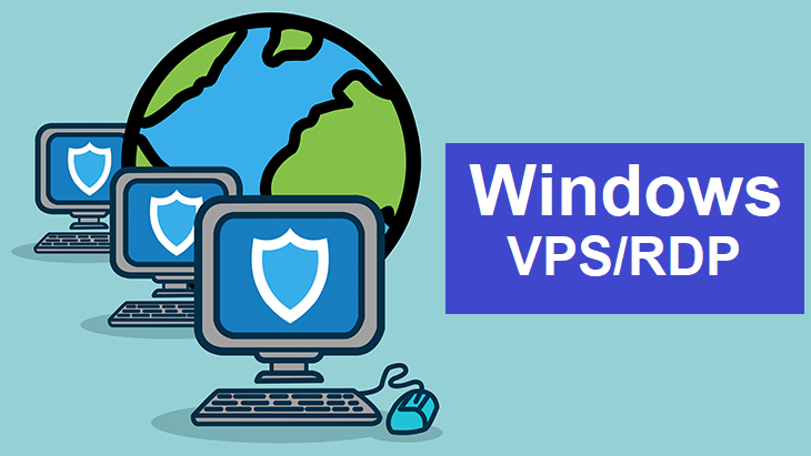 Windowns RDP/VPS Ram 8GB 2 Core 250SSD Full Admin 1 Month