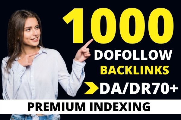 I will do 1000 high quality contextual seo dofollow backlinks