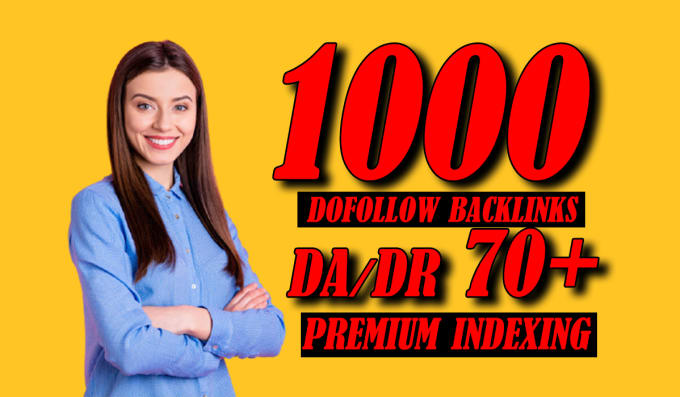 I will do 1000 high quality contextual SEO dofollow backlinks service