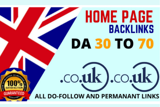 I will providing .CO.UK Do-follow Backlinks