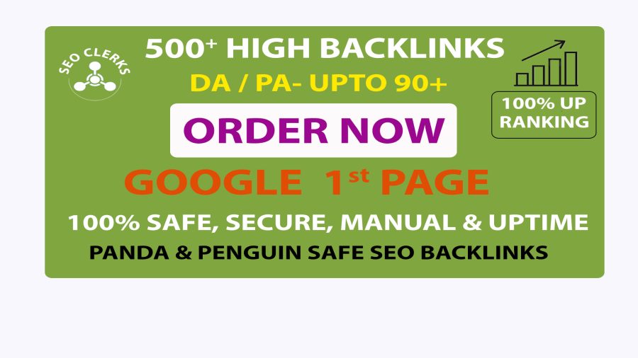 I will do SEO 500+ High back links