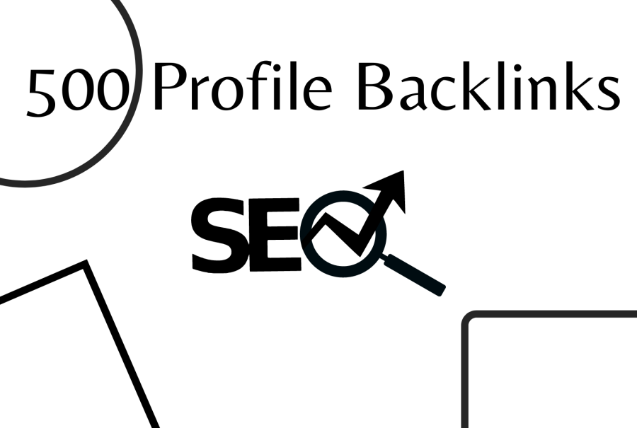 500 Profile Backlinks from Unique Domains off page SEO