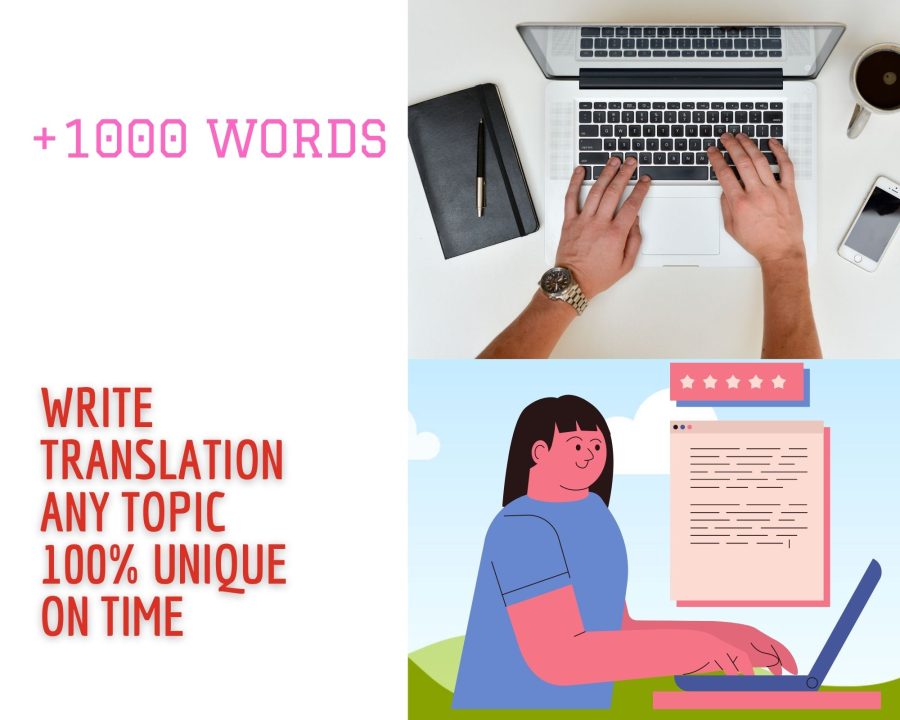 Writing articles in different Topics 100% unique +1000 WORDS