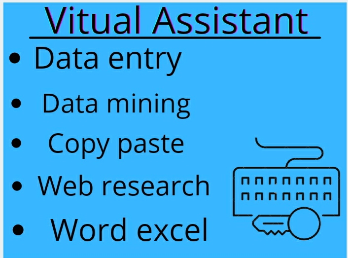 I will Do excel data entry,data mining,copy paste,web,form filling