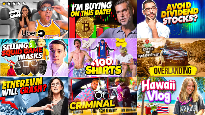 I will design amazing thumbnail 