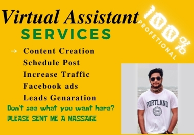I will be your social media manager as a virtual assistant