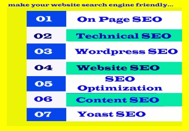 I Will Do Complete Word-press on page SEO Optimization