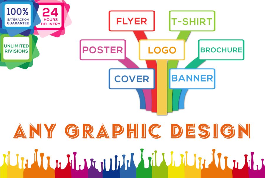 I will do any graphic design, photoshop, and illustrator related work