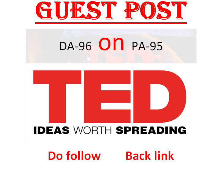 Publish Guest Post On TED.com DA96 with Backlink