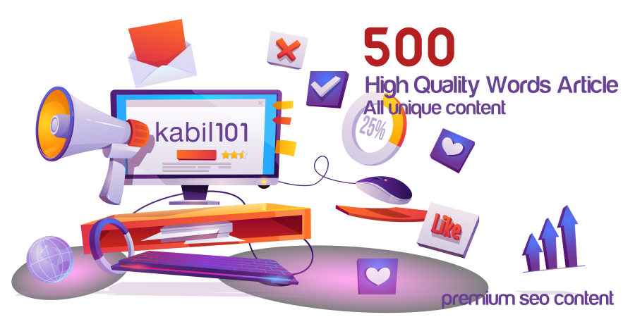 500 high quality word article all unique content