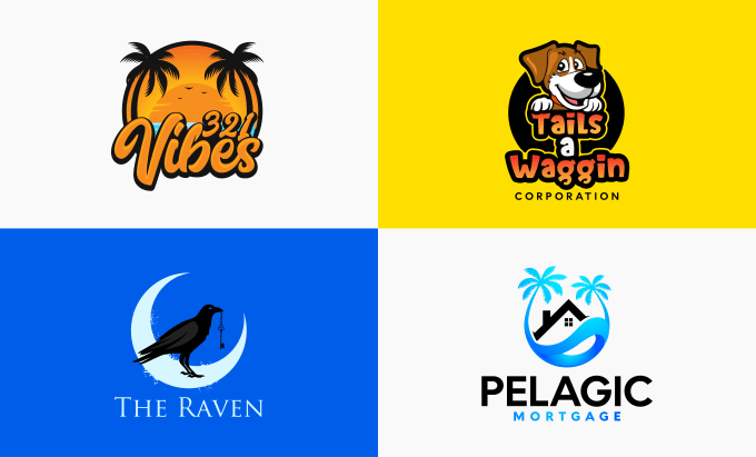 I will do amazing modern business logo design with copyright